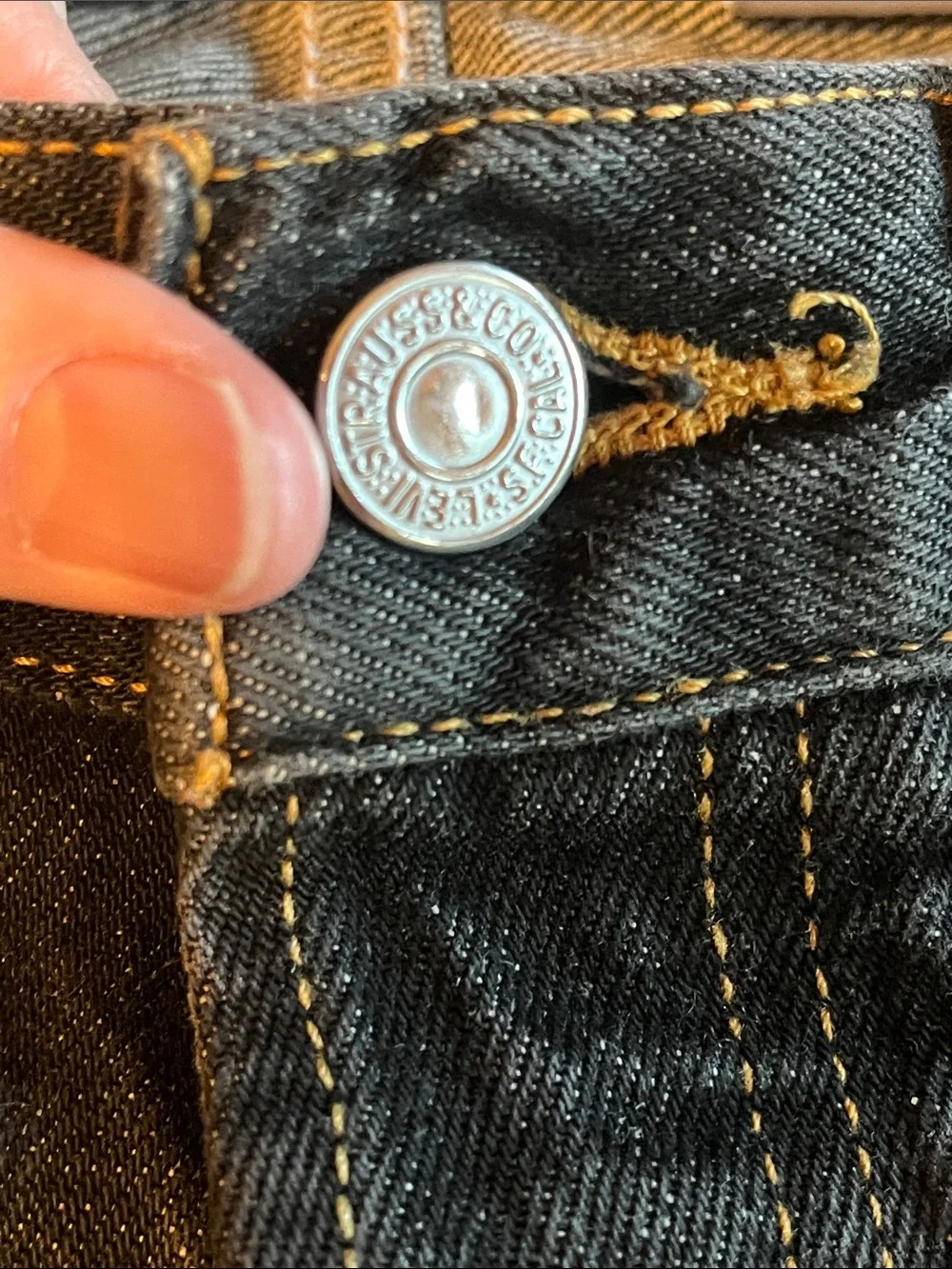 Levi’s 505 Regular Fit Jeans Men’s 32x30 Black Denim Made in Mexico